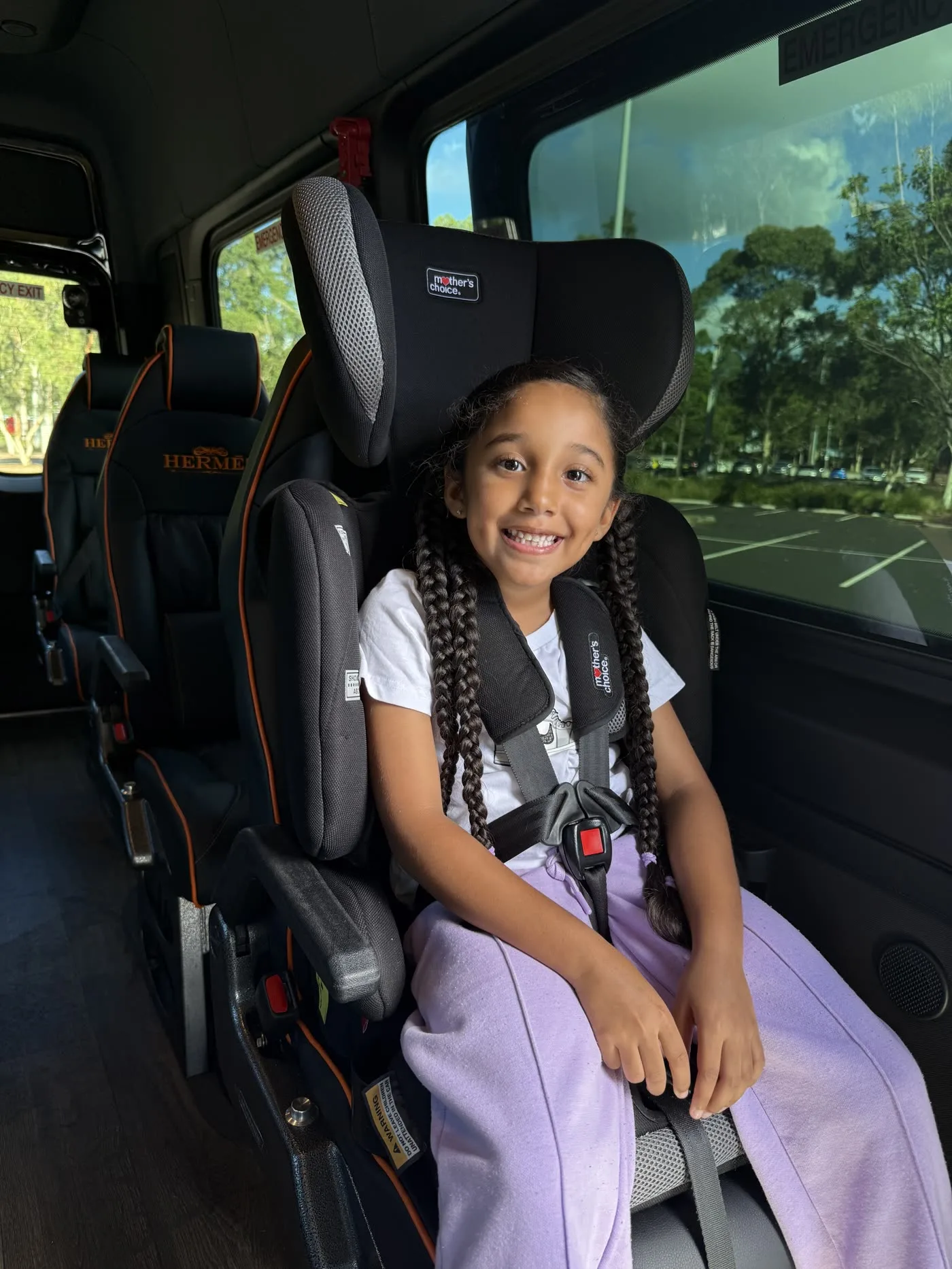 Child seat available in Sydney Shuttle Express Sprinter