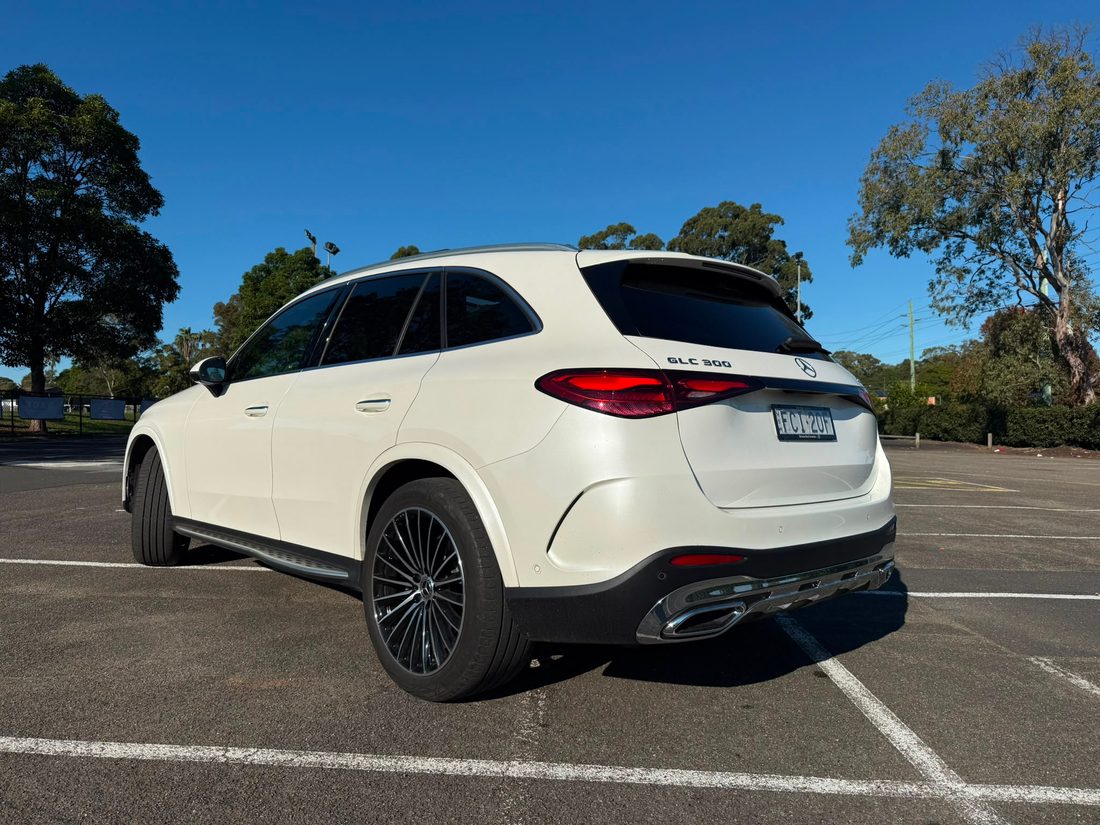Mercedes-Benz GLC 300 rear three-quarter view